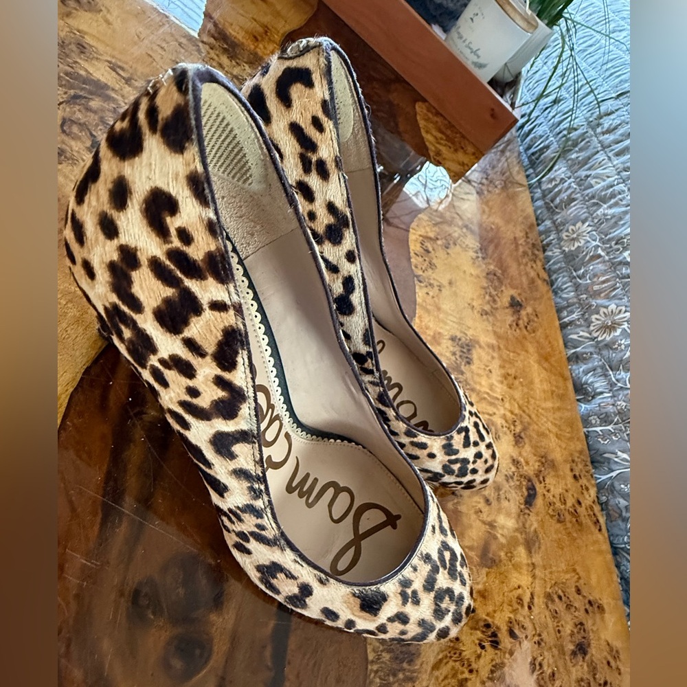 SAM EDELMAN - LEOPARD BRAHMA HAIR LEATHER
